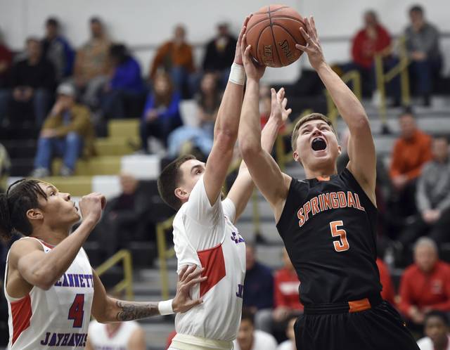 Impressive Jeannette rolls past Springdale in WPIAL Class 2A opener<span class="headline-video">Video <i class="fa-solid fa-circle-play"></i></span>