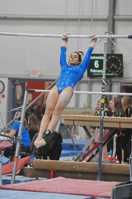 Schepner among bright spots for youthful Hampton gymnastics team