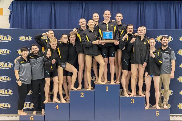North Allegheny swim team revels in PIAA 3-peat