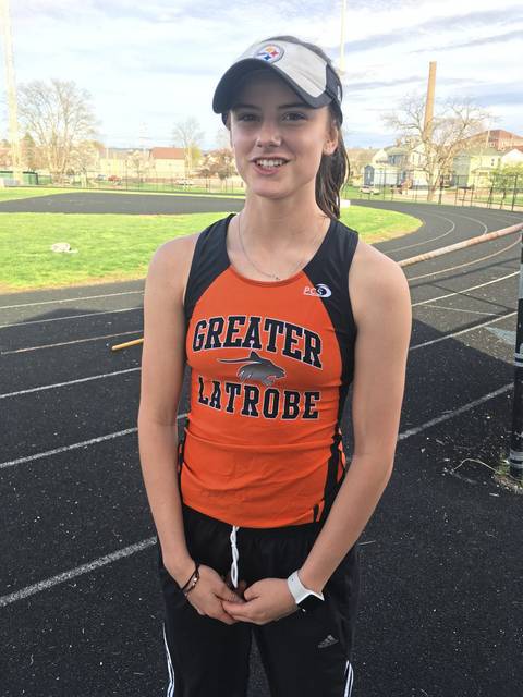 Versatile Mucci etching her mark for Latrobe track and field
