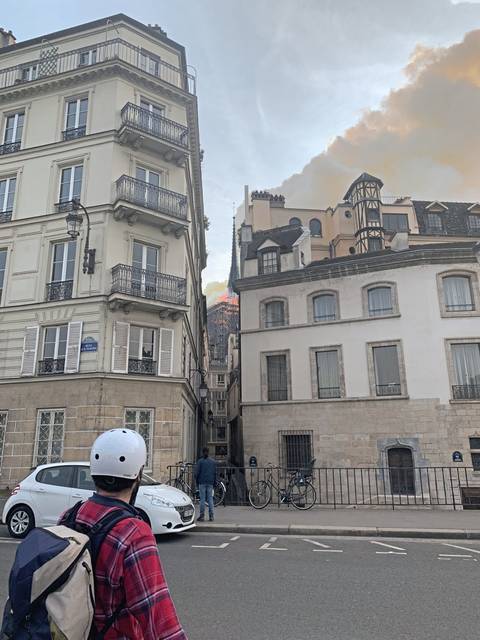 Pine-Richland French Club students witness Notre Dame Cathedral fire
