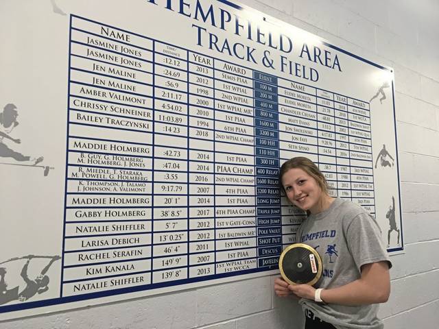 Orie shatters Hempfield discus record