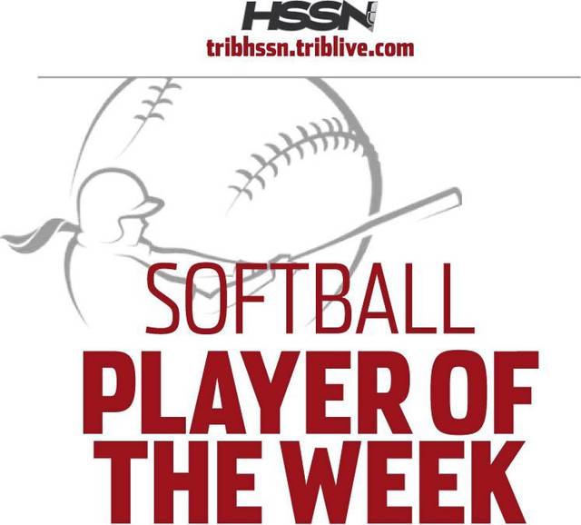 Trib HSSN Softball Player of the Week: Connellsville’s Jena Hixson