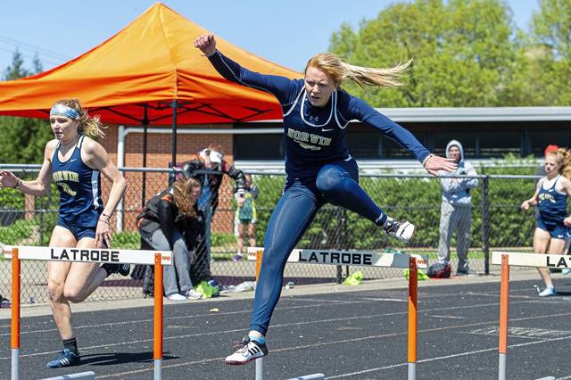 Norwin girls cruise to another county track title