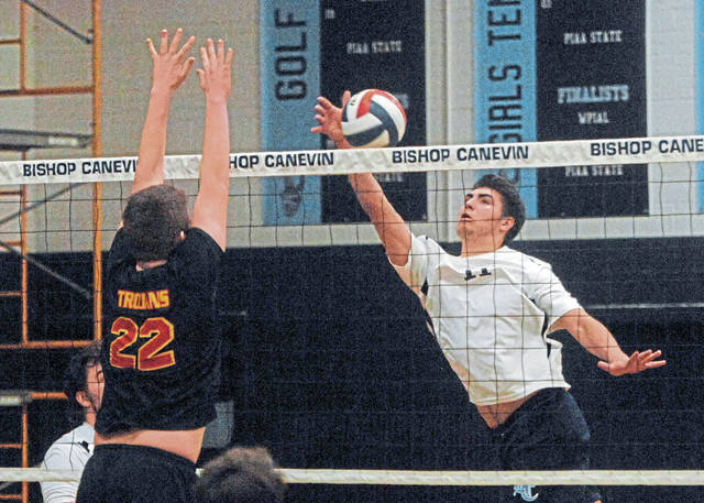 Volleyball changes from annoyance to passion for Bishop Canevin’s Matt Menosky