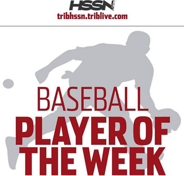 Trib HSSN Baseball Player of the Week for games of May 13-18