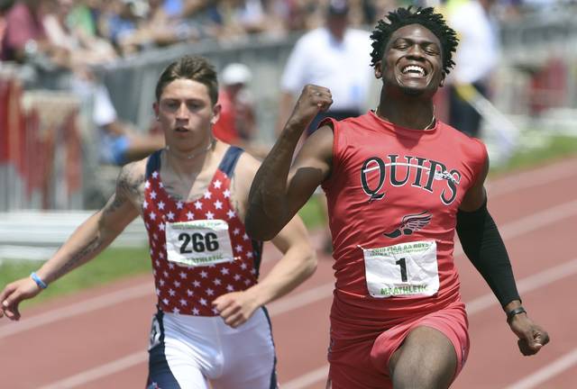 Aliquippa sprinter M.J. Devonshire wins gold in 100, 200 at PIAA championship