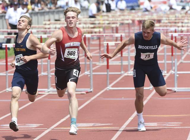 Waynesburg’s Daniel Layton captures state title in 110 hurdles