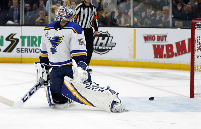 Final: Bruins top Blues 4-2, lead Stanley Cup Final 1-0