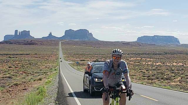 In the end, injury forces Sewickley bicyclist to stop cross-country journey