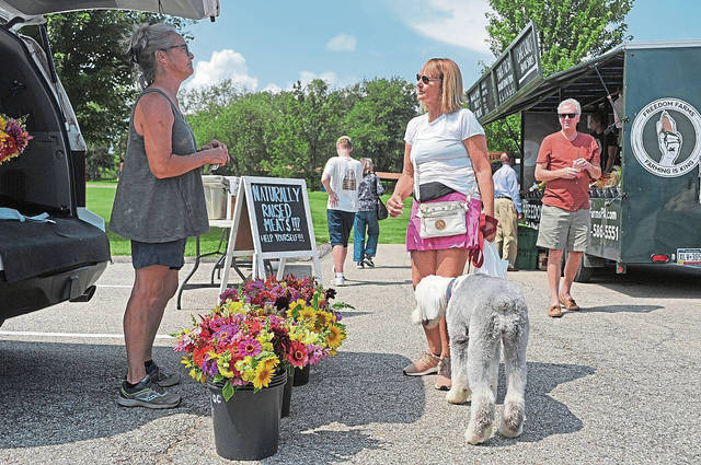 Farmers Market in Hampton ripe with farm fresh items