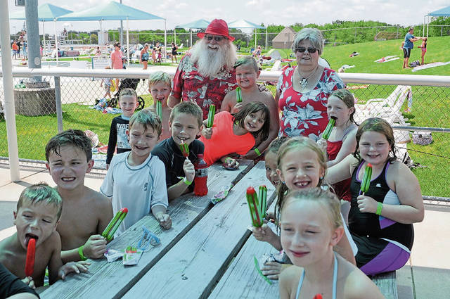 Christmas in July at Hampton Community Pool
