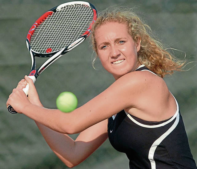 Stewart cruised past opponents on the tennis court for Quaker Valley