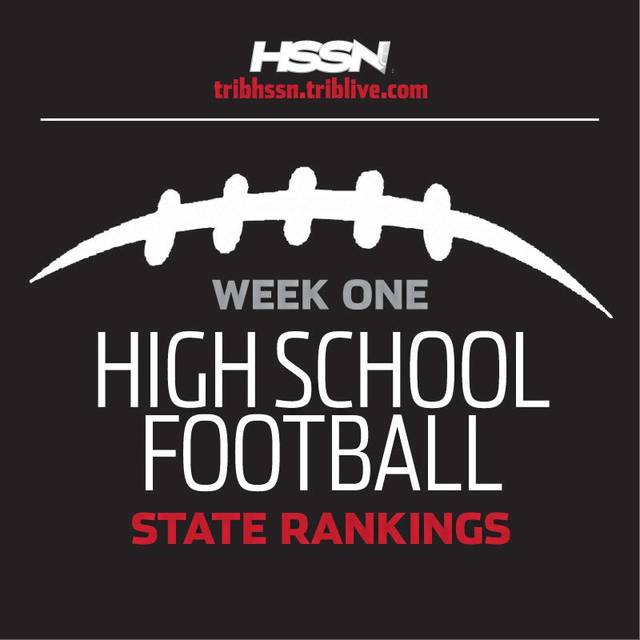 Trib HSSN state football rankings for Week 1