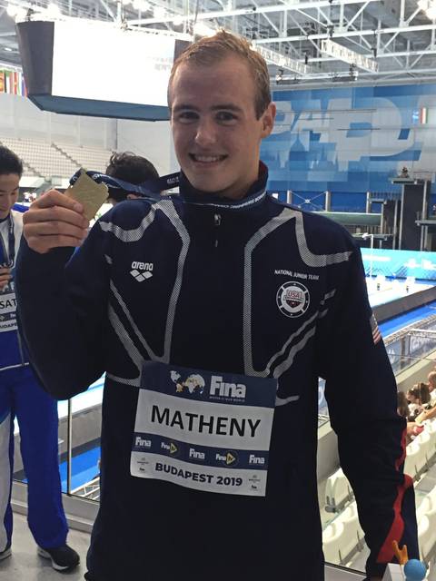 After world juniors, Upper St. Clair’s Matheny to compete at U.S. Olympic swimming trials