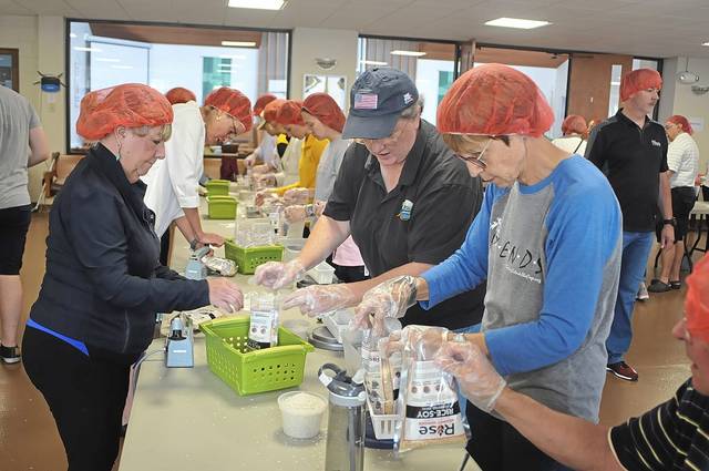 Salem Methodist in Pine packs 10,000 meals for Rise Against Hunger