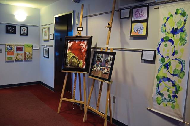 Artwork from teachers on display at Shaler Area