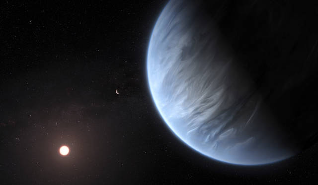 Water, temperature right for life at another star’s planet