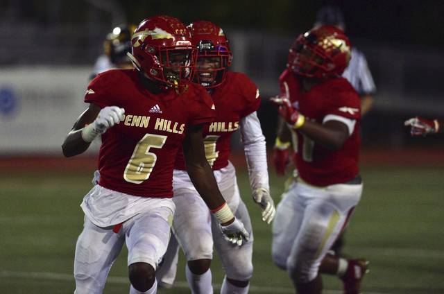 No. 4 Penn Hills forces 6 turnovers in 14-7 victory over Mars<span class="headline-video">Video <i class="fa-solid fa-circle-play"></i></span>