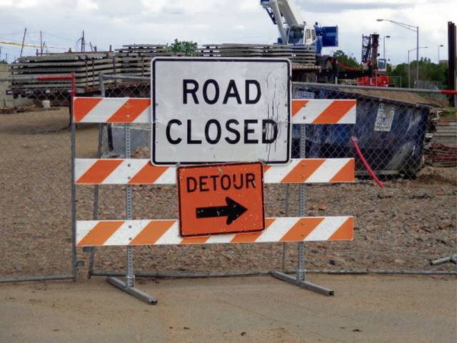 Sample Road, Elfinwild Road closing for maintenance
