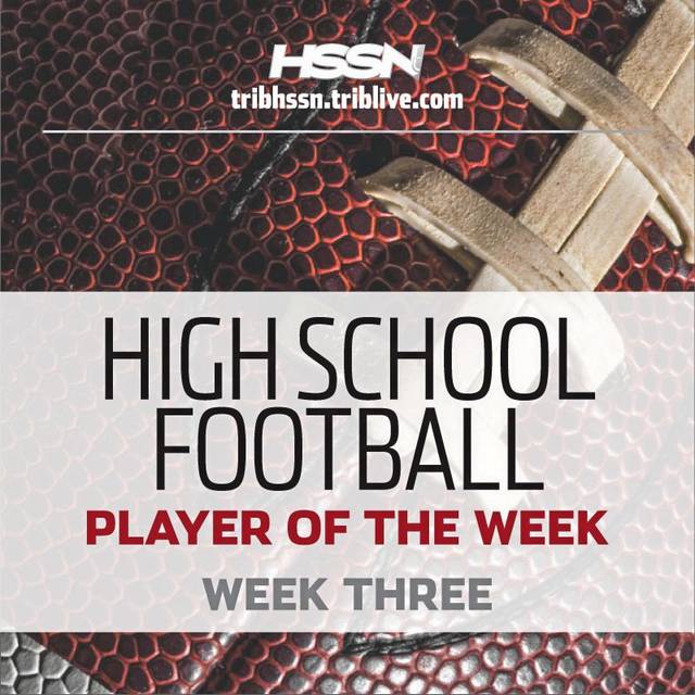 WPIAL Football Player of the Week: Week 3
