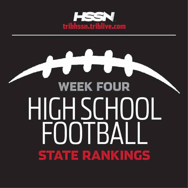 Trib HSSN state football rankings for Week 4