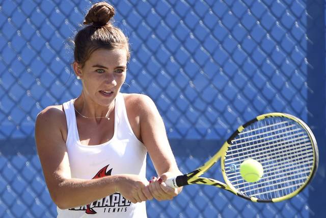 Knoch’s Laura Greb captures third straight AA singles title; Fox Chapel’s Charlotte James wins AAA crown