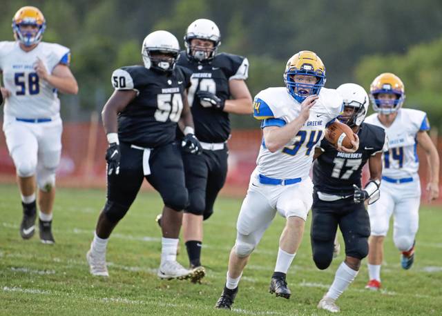 Fumble return turns tide as Ben Jackson, West Greene run past Monessen
