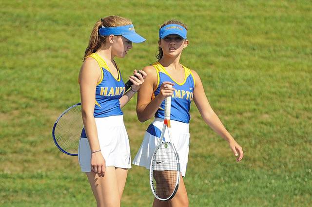 Hampton tennis players improve against tough competition