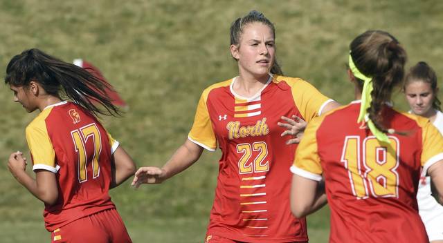 Attacking style has North Catholic girls soccer in line for share of section title