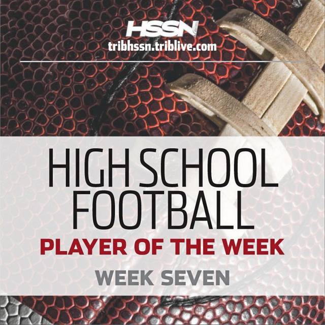 WPIAL football player of the week — Week 7