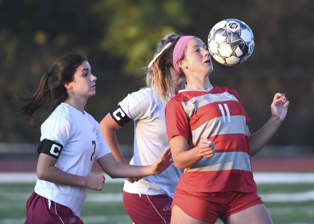 High school roundup for Oct. 14, 2019: Peters Township girls soccer clinches share of section title with OT win