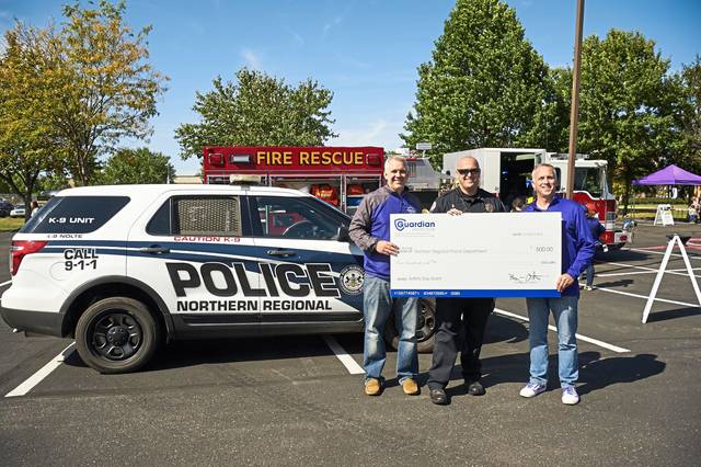 Northern Regional Police, other first responders receive grants from Guardian