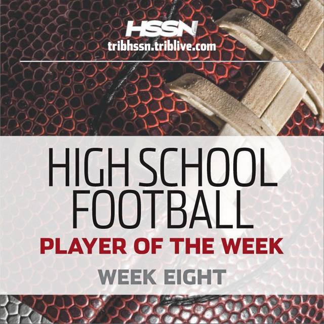 WPIAL football player of the week — Week 8