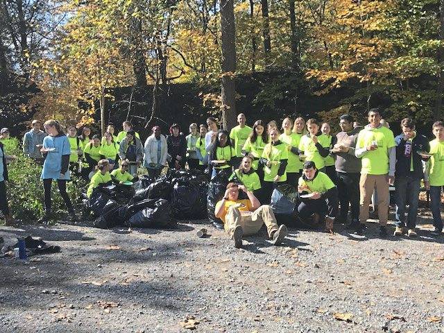 Crouse Run Nature Preserve benefits from Pitt Make A Difference Day
