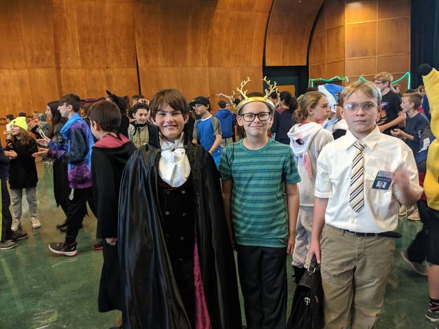 Eden Hall Upper Elementary students participate in Monster Mash