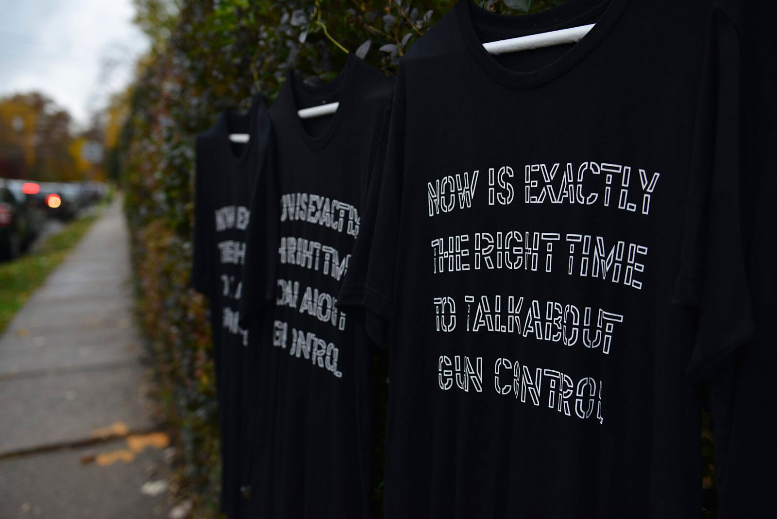 Shirts with the words 