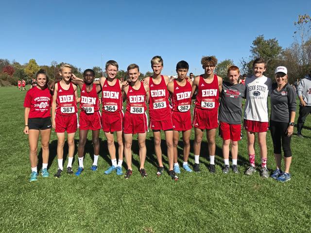 Big finish for Eden Christian boys cross country team at WPIALs