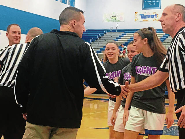 Hempfield girls basketball team raises money for Mt. Lebanon junior battling cancer