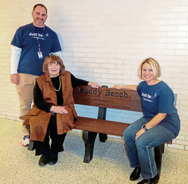 Burchfield Primary receives grant for buddy bench