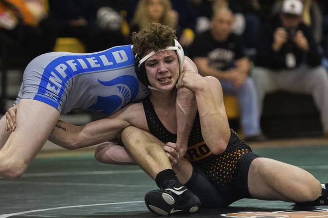 Hempfield wrestlers hold off upset-minded Latrobe