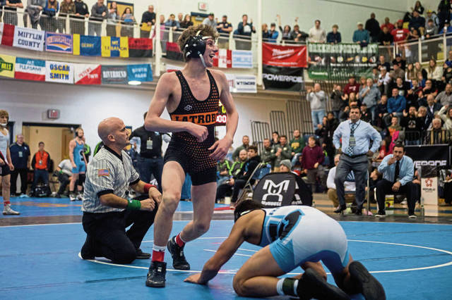 Latrobe’s Willochell pulls stunner, wins Powerade wrestling title<span class="headline-video">Video <i class="fa-solid fa-circle-play"></i></span>