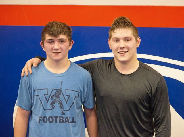 Apollo-Ridge’s Harmon brothers excelling on mat at Armstrong