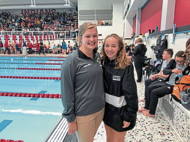 Quaker Valley freshman swims individually at holiday meet
