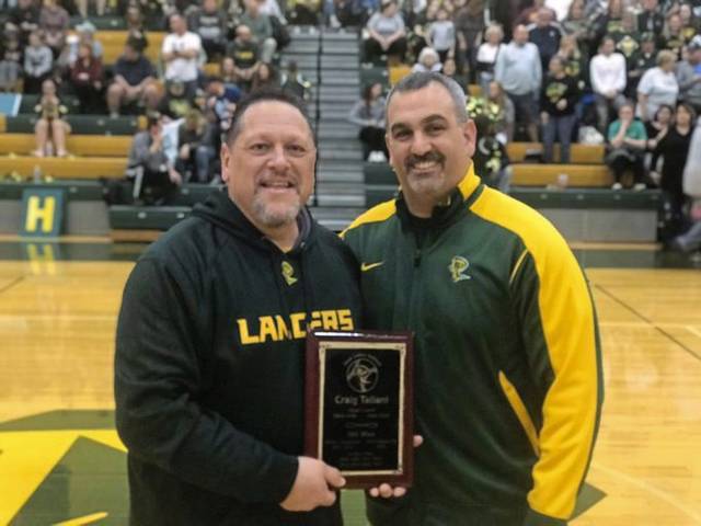 Deer Lakes surprises retiring softball coach with ceremony