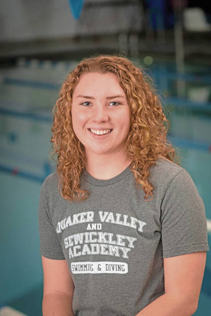 Wagner leads youthful, talented Quaker Valley swimming team