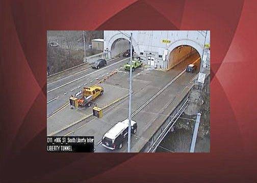 Crash closes outbound side of Liberty Tunnels