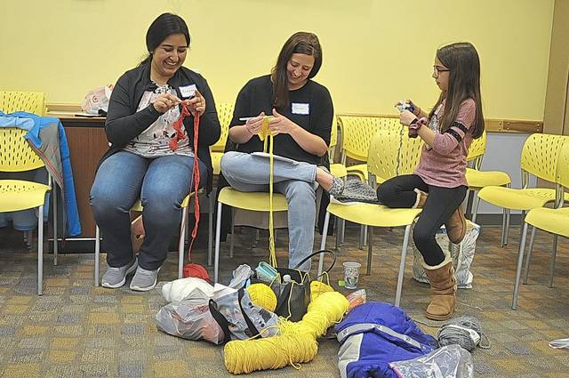 Knitters, crocheters gearing up for 4th annual ‘yarn bombing’ at Northland Library