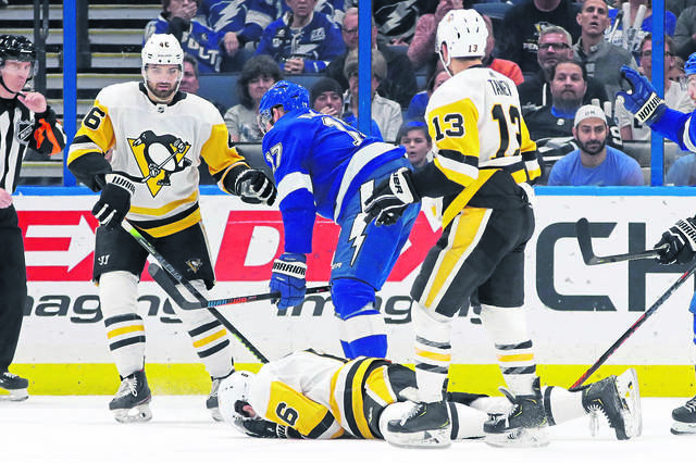 Penguins rookie defenseman John Marino's game 'evolving