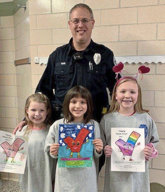 Hampton second-graders take part in Checkpoint Charlie program to promote safety